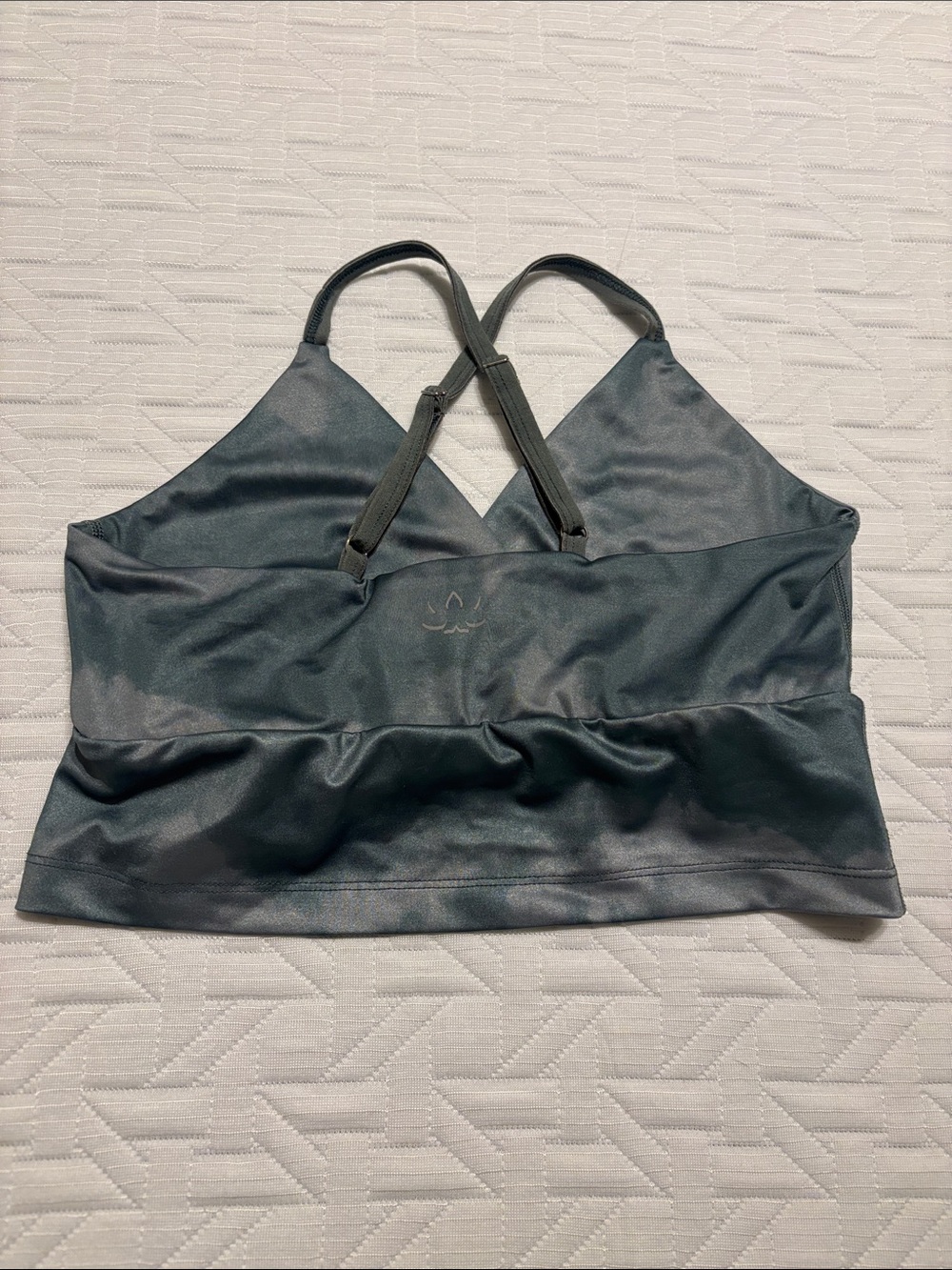 Beyond yoga, Olympus high-rise Two-Piece Activewear Set in Slate green Tie-Dye - Picture 6 of 7